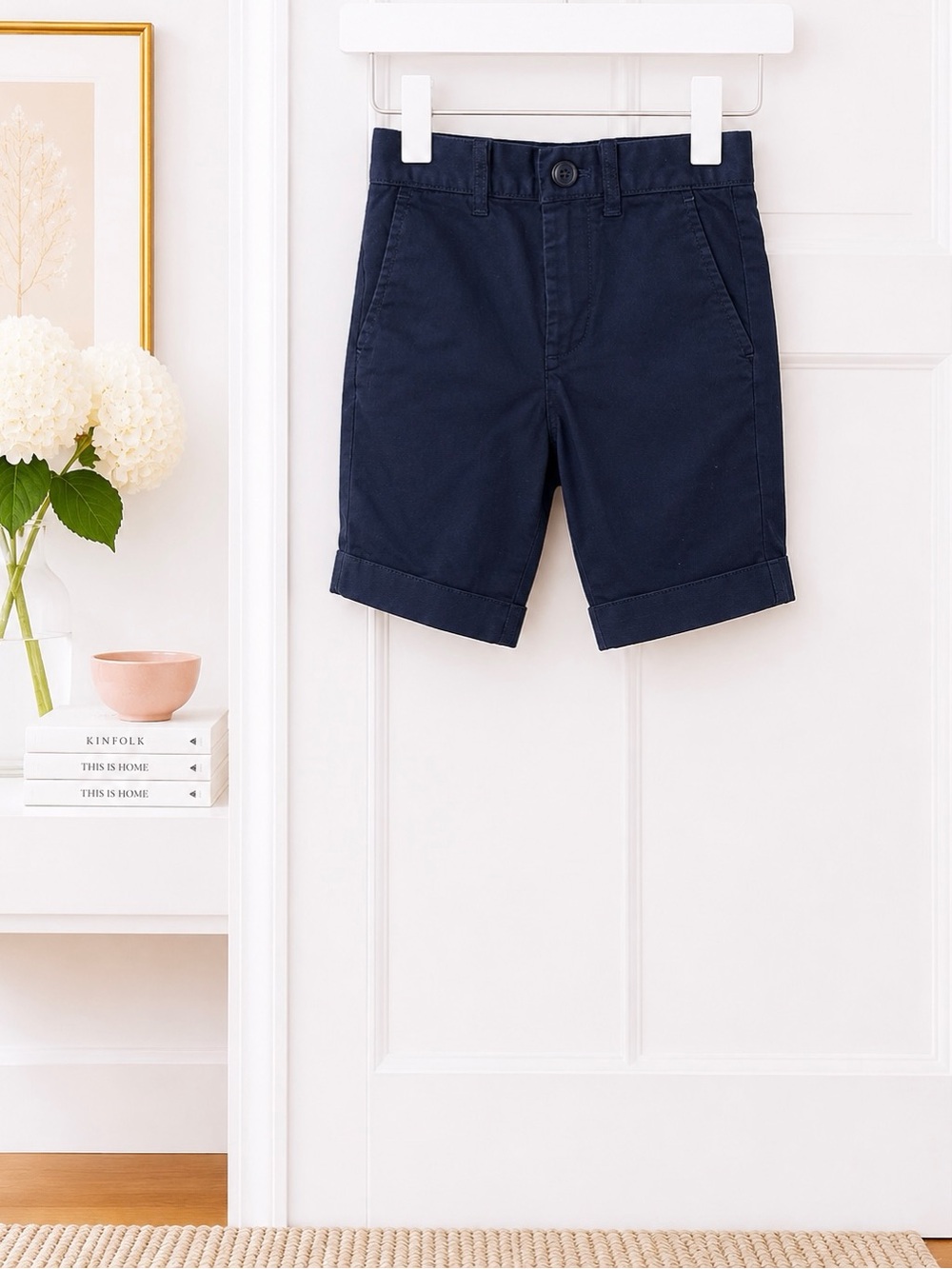 Crewcuts’ Boys Buckley Short in Stretch Chino- Navy- Sz. 5